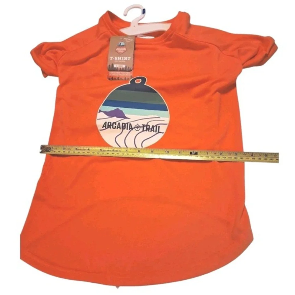 Arcadia Trail Eco-Friendly‎ Dog T-Shirt XL- Orange Tree Logo 100% Recycled NWT